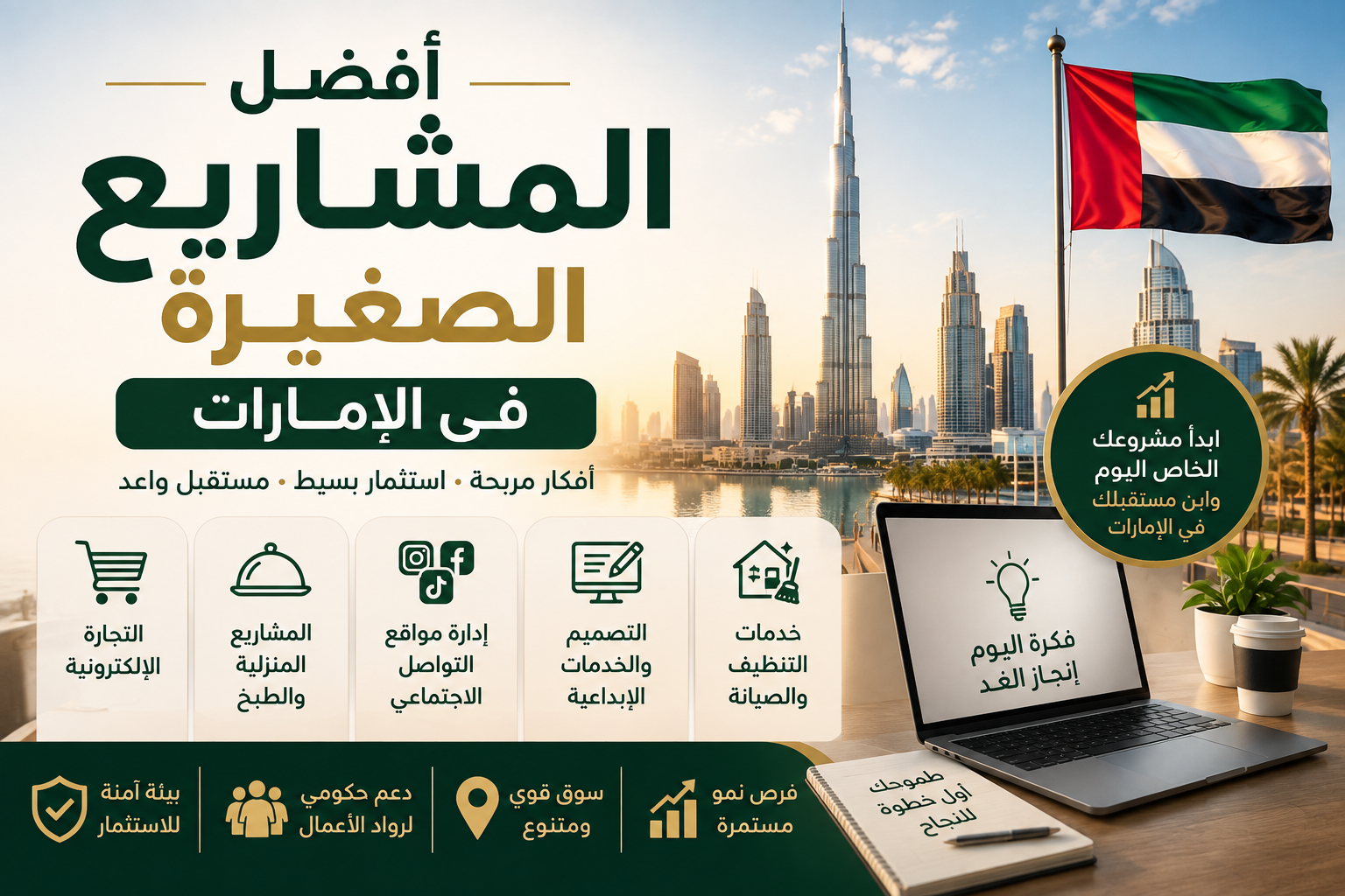 أفضل المشاريع الصغيرة في الإمارات