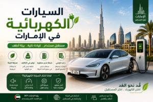 السيارات الكهربائية في الإمارات 2026 | الأنواع والمزايا وأهم المعلومات