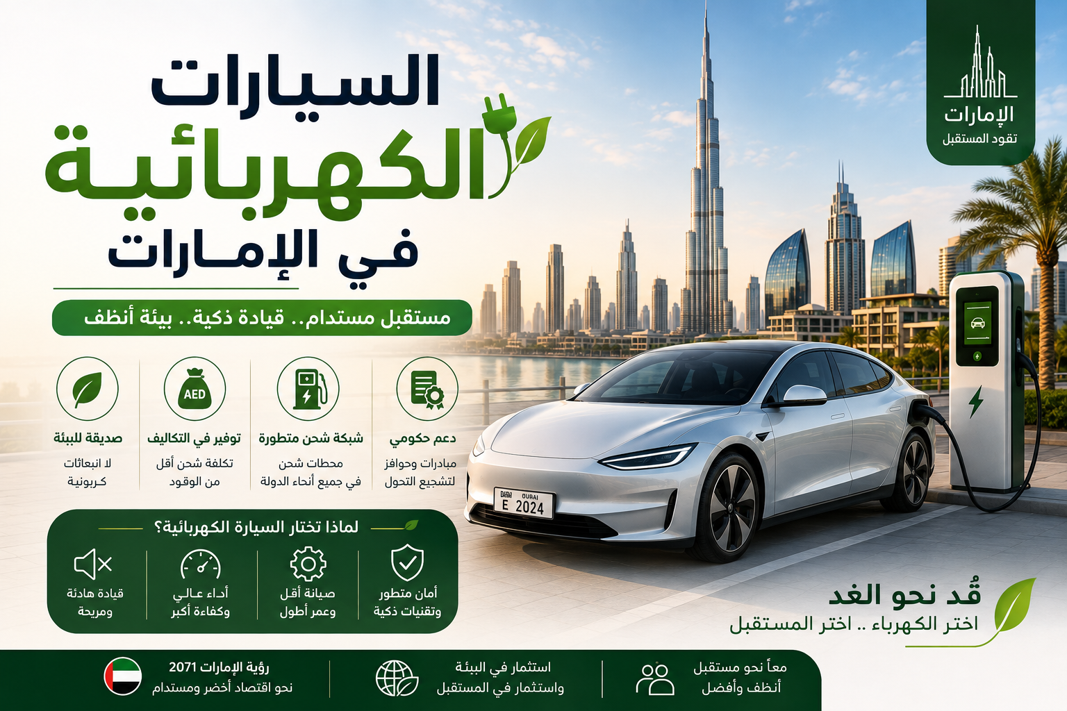السيارات الكهربائية في الإمارات